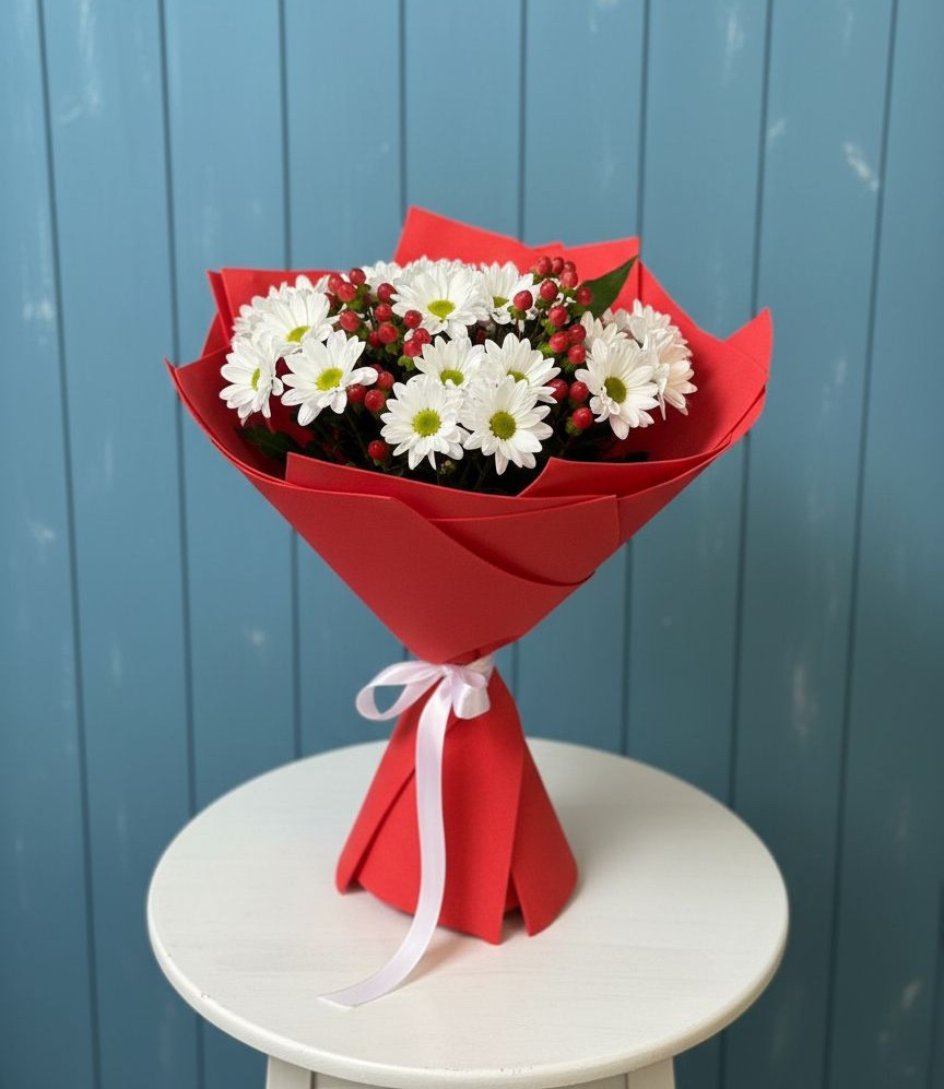 Букет цветов из: Хризантемы в Расшеватской