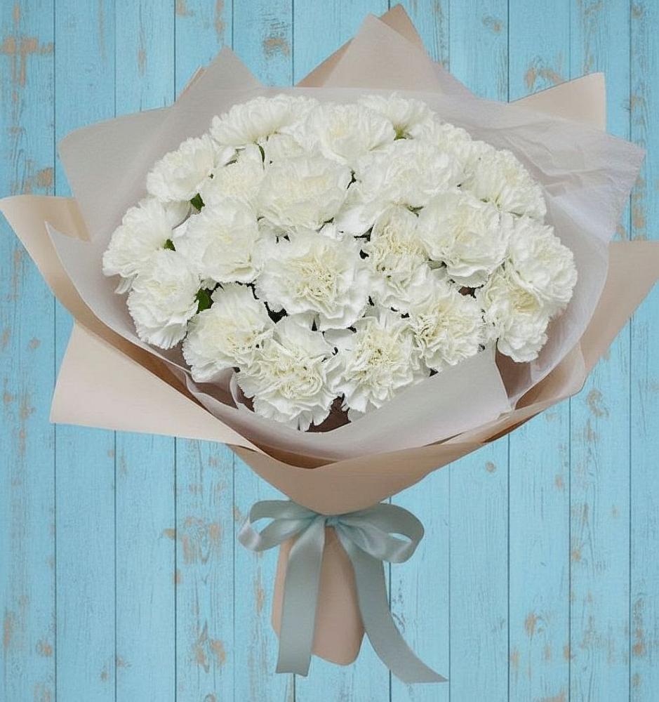 Букет цветов из: Гвоздики в Расшеватской