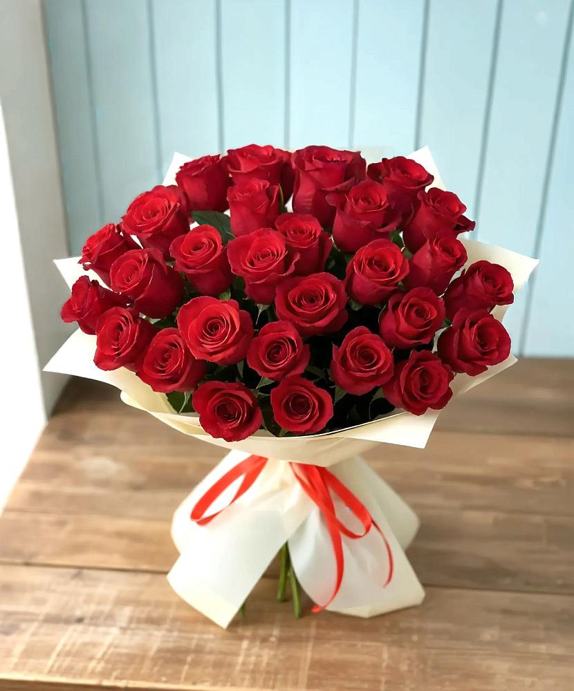 Букет 29 Красных роз в Расшеватской