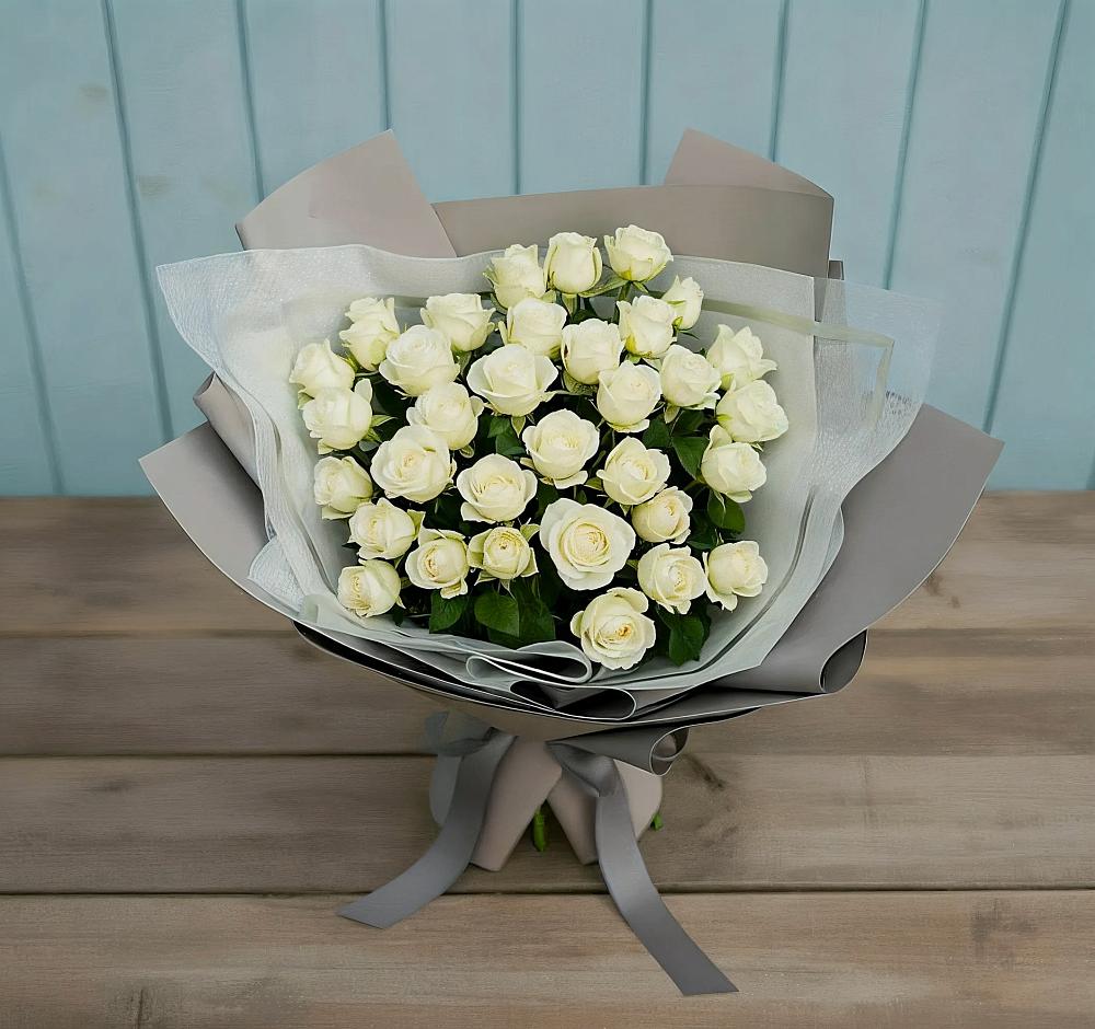 Букет Белоснежная нежность в Расшеватской