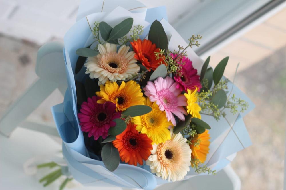 Букет цветов из: Герберы в Расшеватской