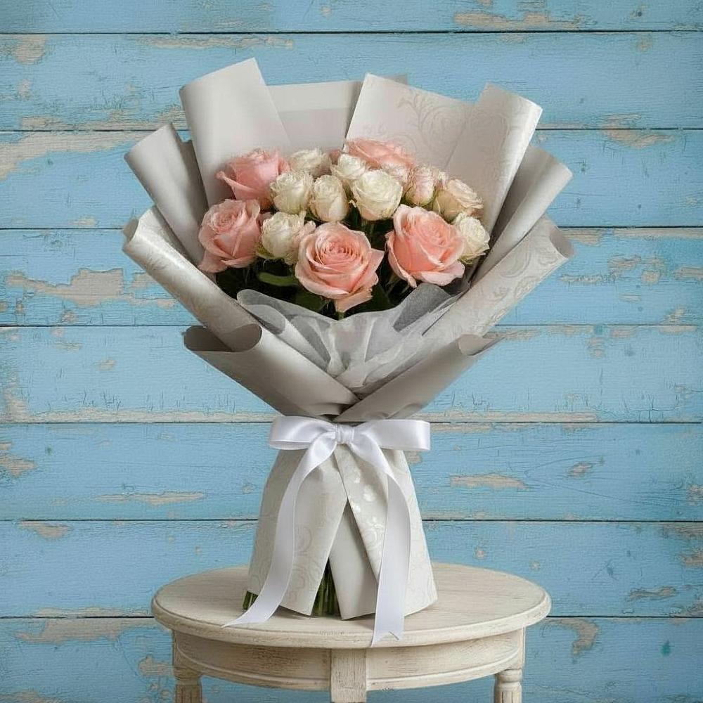 Букет цветов из: Розы в Расшеватской