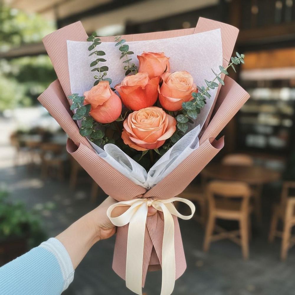 Букет цветов из: Розы в Расшеватской