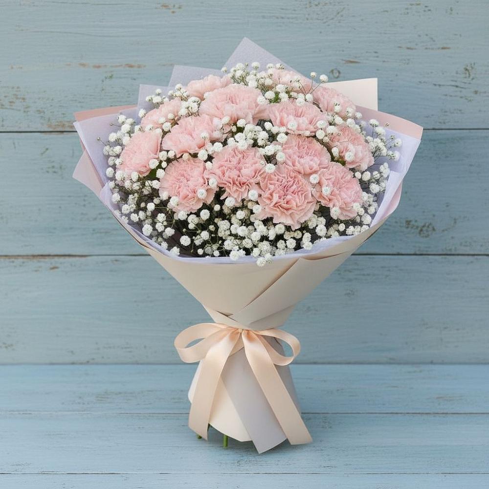 Букет цветов из: Гвоздики в Расшеватской