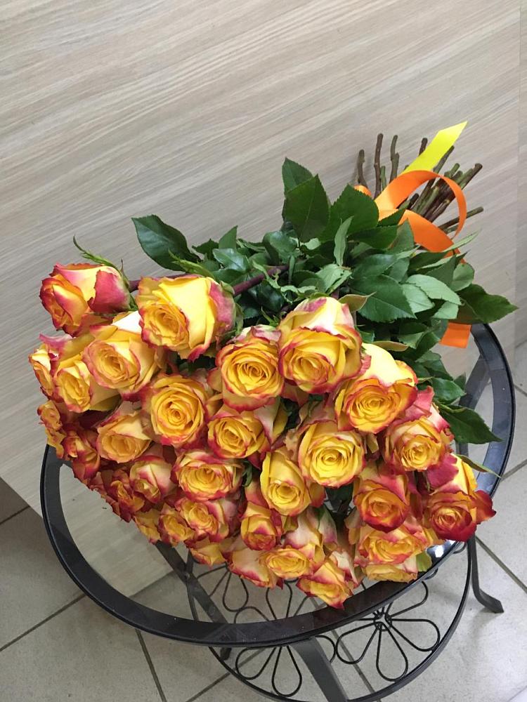 Букет Желтые розы в Расшеватской