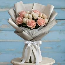Букет цветов из:  Розы в Расшеватской