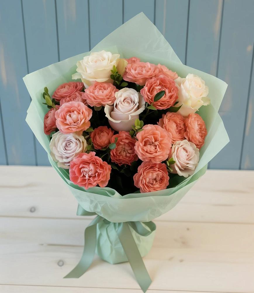 Букет цветов из: Розы в Расшеватской