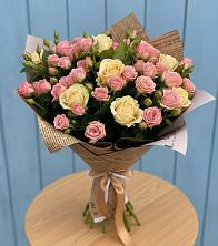 Букет цветов из:  Розы в Расшеватской