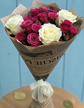 Букет цветов из:  Розы в Расшеватской