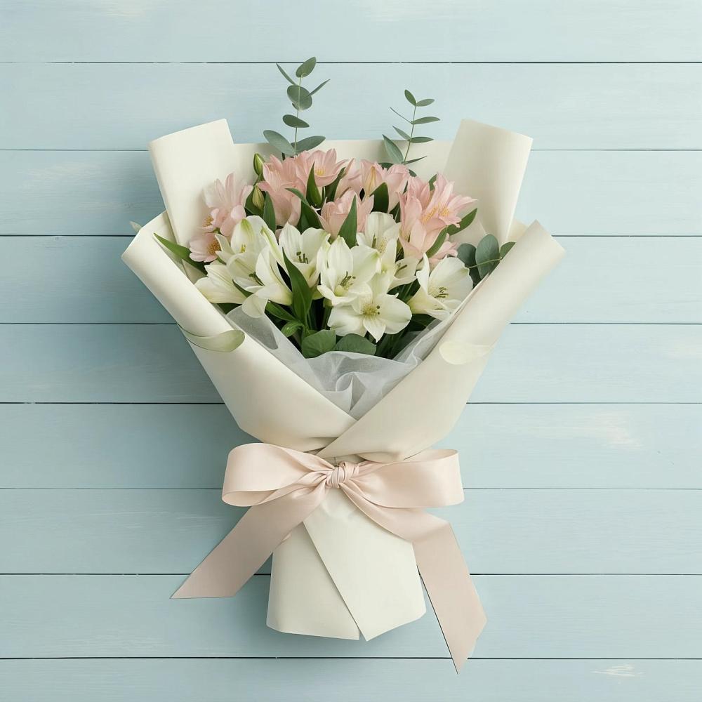 Букет цветов из: Альстромерии в Расшеватской