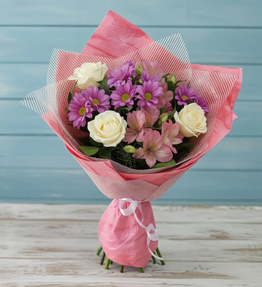 Букет цветов из: Герберы в Расшеватской