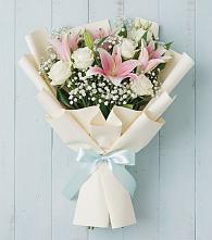 Букет цветов из:  Лилии в Расшеватской