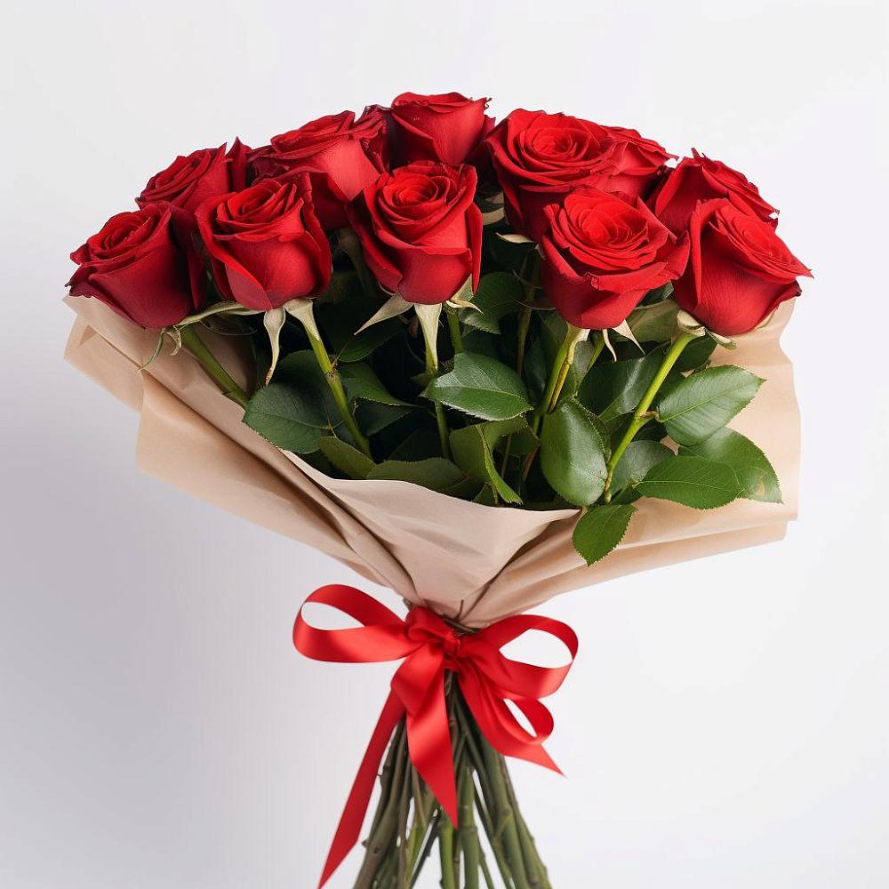 Букет 11 Красных роз Эдлесс Лав в Расшеватской