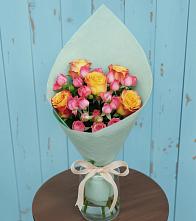 Букет цветов из:  Розы в Расшеватской